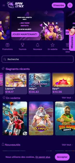 mobile app